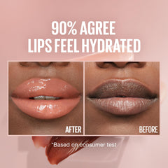 Maybelline Lifter Gloss fini brillant pour un effet lèvres pulpeuses.