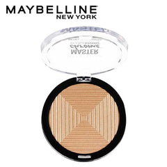 Maybelline Master Chrome Molten Gold – joues rehaussées d’un éclat chaud et lumineux.