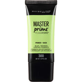 Maybelline Master Prime réduit visuellement la rougeur pour un teint homogène.