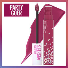 Longue tenue jusqu'à 16 heures avec MAYBELLINE Super Stay Matte Ink.