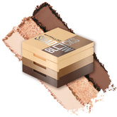 Maybelline Shadow Blocks Trio, ombres mates, pour un regard intense et longue tenue.