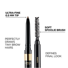 MAYBELLINE Crayon waterproof pour sourcils, tenue longue durée.