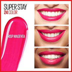 Maybelline Super Stay 24 baume hydratant, lèvres confort tout au long de la journée.