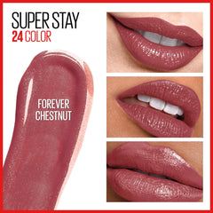 Maybelline Super Stay 24, deux etapes, resultat durable sans retouches frequentes.