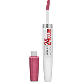 Maybelline Super Stay 24, rouge liquide rose pâle, applicateur précis.