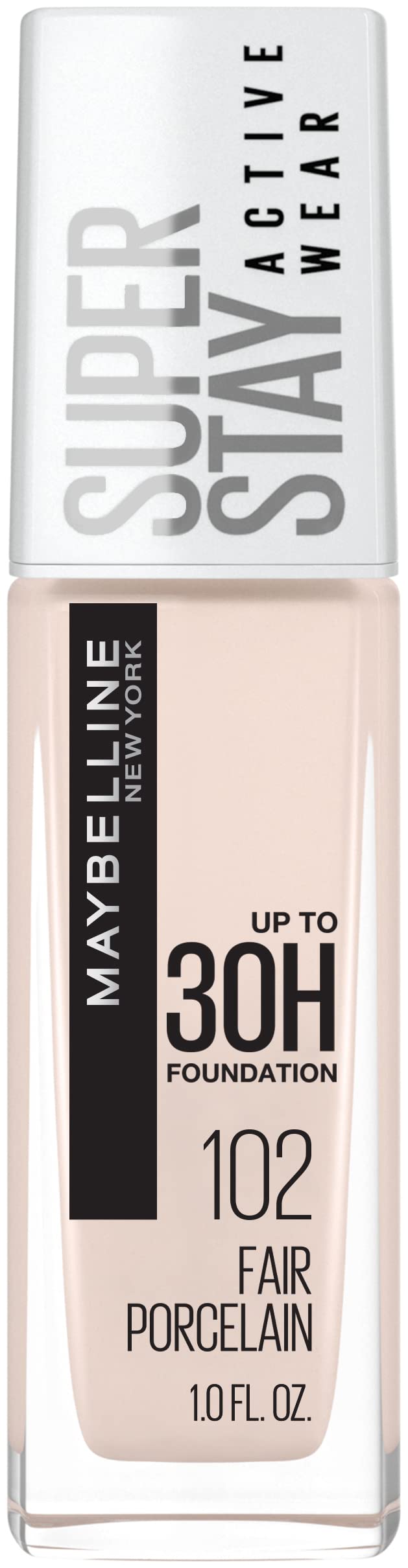 Maybelline Super Stay flacon – tenue longue durée et fini mat pour la peau.