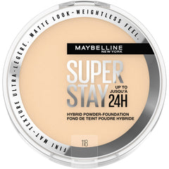 Maybelline Super Stay Hybride Poudre Visage, couverture durable toute la journée.