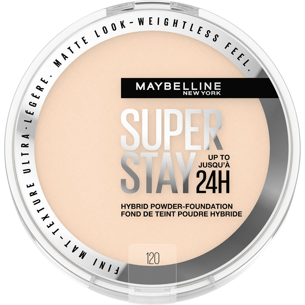 Maybelline Super Stay Hybride Poudre Teint – application précise et longue tenue.