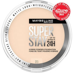 Maybelline Super Stay Hybride Poudre Teint – finition matte ultra durable.