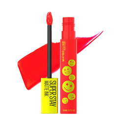 Maybelline Super Stay Matte Ink avec applicateur précis, couleur nette et longue tenue.