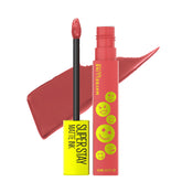 Emballage Maybelline Super Stay Matte Ink, design élégant et pratique.