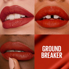 Maybelline Super Stay Matte Ink finition matte Ground-Breaker pour allure nette sans bavure.