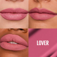Maybelline Super Stay Matte Ink, teinte Lover Mauve Neutre, apparence élégante et polyvalente.