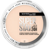 Maybelline Super Stay poudre hybride dans son compact, fini mat longue tenue.