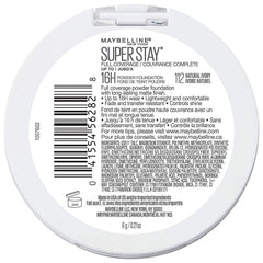 Maybelline Super Stay poudre texture crème matte, rendu velouté et naturel.