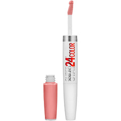 Maybelline Super Stay 24 flacon couleur abricot, longue tenue.