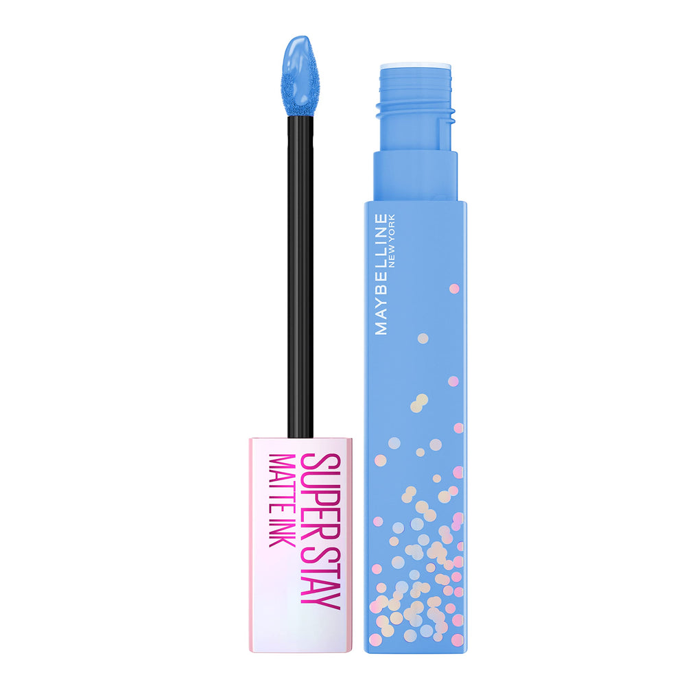 MAYBELLINE SuperStay Matte Ink avec embout flèche pour une application précise.