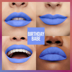 MAYBELLINE SuperStay Matte Ink anti-transfert pour un look durable.