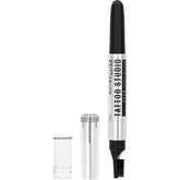 Maybelline TattooStudio Brow Lift Stick in deep brown cap shown for easy touch-ups