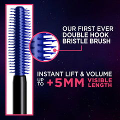 MAYBELLINE Telescopic Lift, cils allongés et couleur bleu stellaire