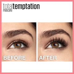 Mascara Maybelline Total Temptation brosse crèmeuse, cils séparés