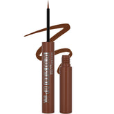MAYBELLINE Tattoo Studio Dip-Ink brun, applicateur feutre pour trait précis et durable.