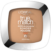 Maybelline True Match Poudre compacte N5 Medium – correspond exactement au teint, fini naturel.