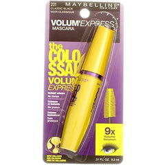MAYBELLINE Volum' Express Colossal Mascara, sans bavures pour une tenue durable.