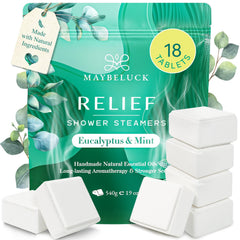 Maybeluck bombes-douche lot: parfum eucalyptus menthe, vivifiant pour votre routine matinale.