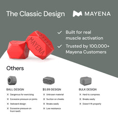 Niveau de résistance 40 lb du Mayena Classic pour renforcer progressivement les muscles faciaux.