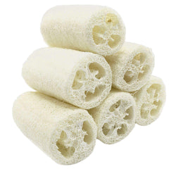 MAYMII·HOME éponge luffa naturelle, pack de 6, exfoliation douce pour la peau