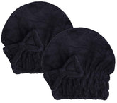 MAYOUTH cap-douche microfibre avec noeud, absorption rapide pour cheveux mouillés