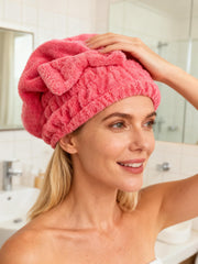 MAYOUTH turban-protection-cheveux-frisottis, réduit les frisottis après la douche.