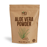 MB Herbals Aloe Vera Powder 1 lb bottle, natural skin moisturizer