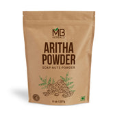 MB Herbals Aritha Powder, Bouteille 8oz : nettoyage naturel pour cheveux et peau.