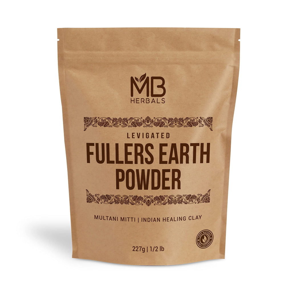 MB Herbals Fullers Earth, poudre ultra fine pour purifier et matifier la peau.