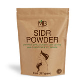 MB Herbals Sidr Poudre Feuilles, soin capillaire doux pour cheveux fragiles et brillants.