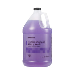 McKesson Shampoing et Corps Lavande, bouteille 1 galon, pratique pour les soins en établissement.