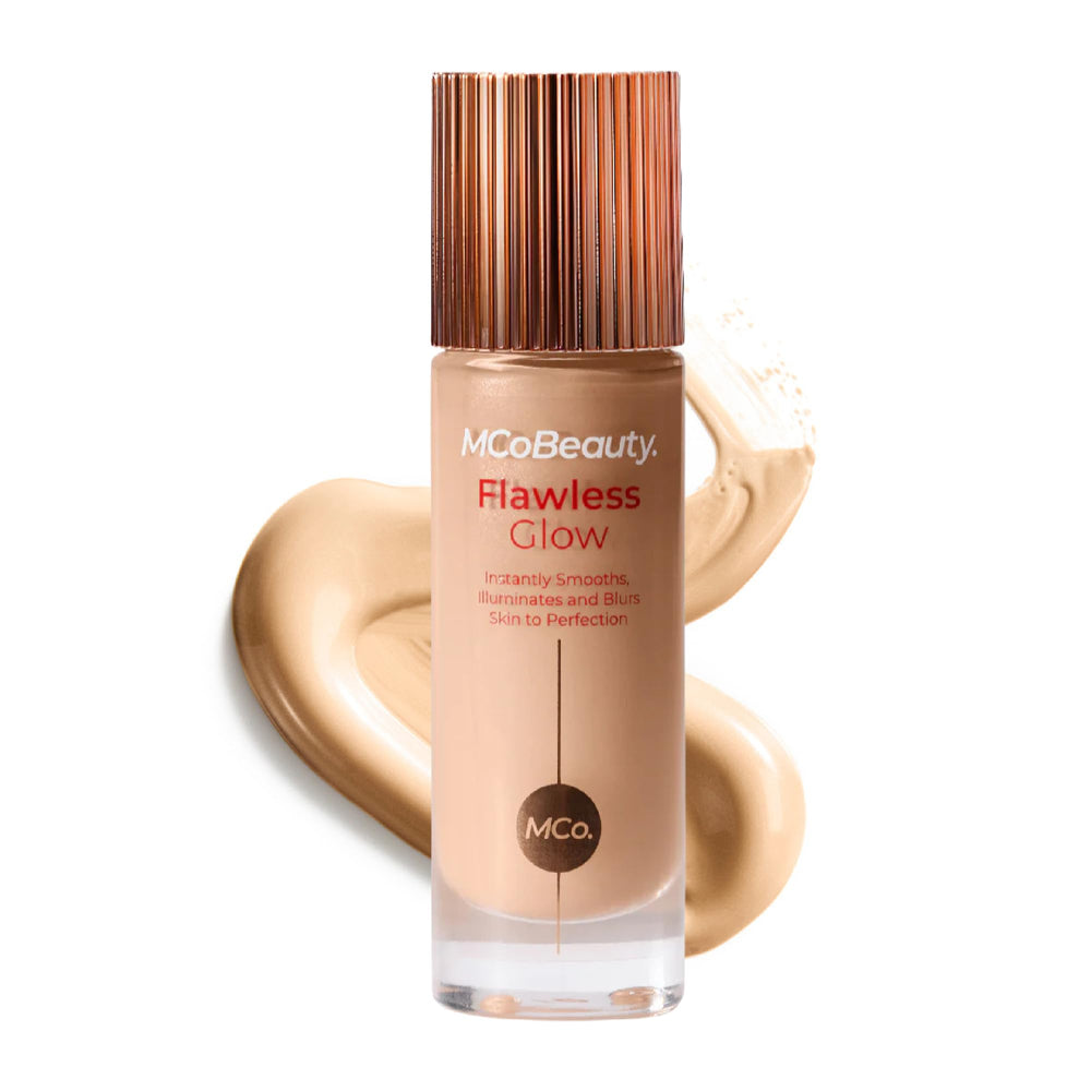 MCoBeauty Flawless Glow bouteille-pompe pour application précise et éclat immédiat