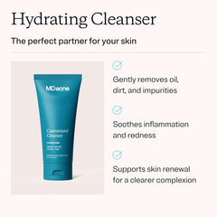 MDacne extrait de thé vert hydrate et protège la peau.
