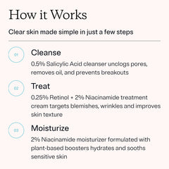 Nettoyant salicylique MDacne 0,5% – purifie les pores en douceur.
