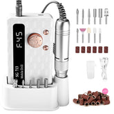 MDK perceuse ongles électrique 45000rpm avec écran LED pour un contrôle précis.