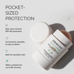 Finition matte naturelle: mdsolarsciences stick minéral.
