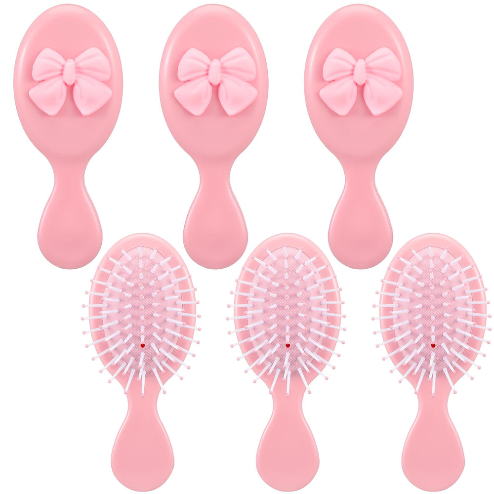Meanplan brosse cheveux mini coquette rose ensemble pratique pour démêler en déplacement.