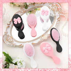 Meanplan brosse-cheveux-voyage rose compacte pratique pour sac à main