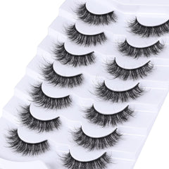 Cils Mebver faux mink doux, texture moelleuse et agréable à porter.