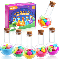 MeCids Potion Magique Bouteille transforme le bain en aventure colorée pour les enfants.