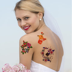 MECOLOUR papier tatouage temporaire – design personnalisé prêt à porter sur peau.