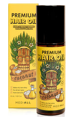 MED:-ALL bouteille huile cheveux frisés endommagés, nourrissante et hydratante