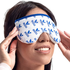 Masque yeux Medcosa: chaleur humide douce pour yeux fatigués.